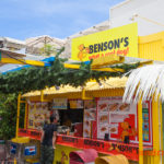 OKA-SIN 修行 駆け足 日帰り沖縄堪能編 1 ホットドッグ BENSON'S　北谷　ちゃたん　アメリカンビレッジ