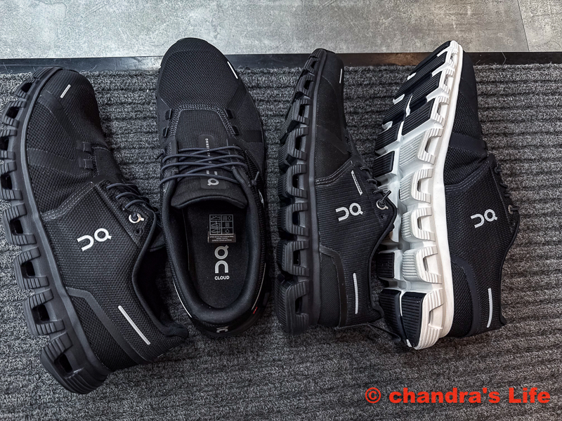 スニーカー on Cloud6　Black/Black